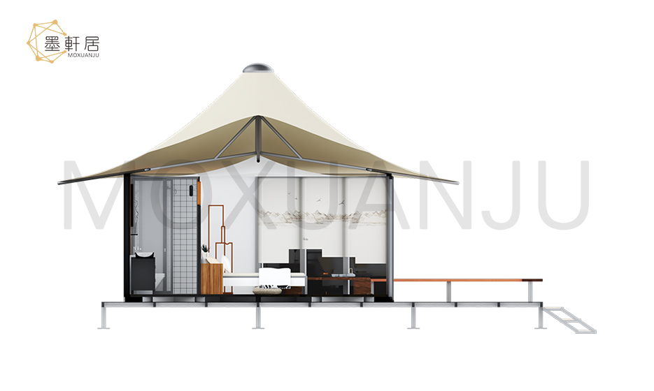 Comment construire une plateforme pour tente glamping ? - Tente de camping  MoxuanJu