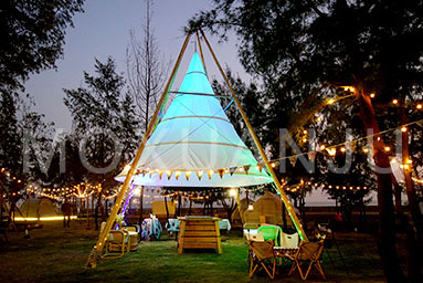 Tente tipi extérieure à vendre  Camping Tente Tipi - Tente Glamping  MoxuanJu