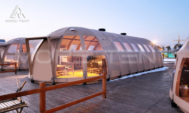 Winter Glamping in Panorama Tent (6)