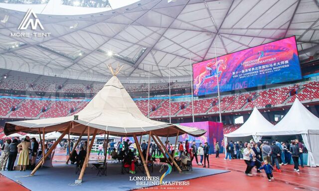 TIPI TENT is used in the Beijing Equestrian Masters (3)