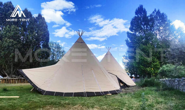 Eco friendly tipi tents for sustainable festivals