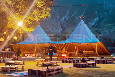 Tipi Tent for Festival Events