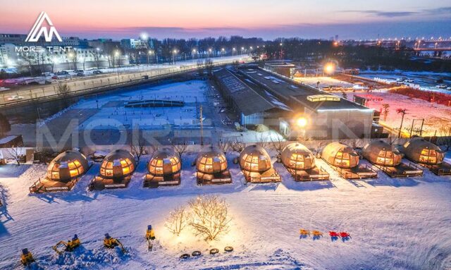 Wooden Panorama Dome for Glamping (1)