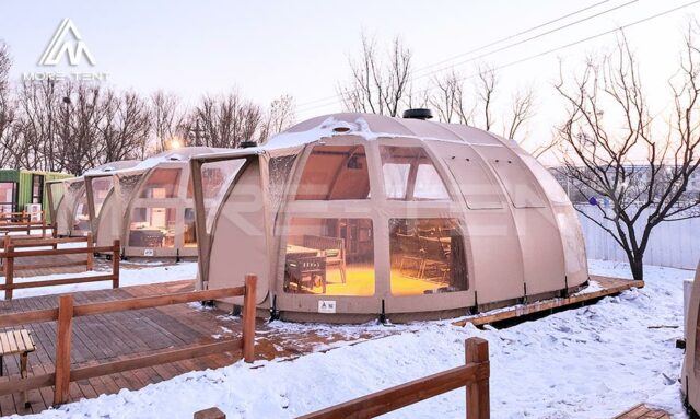 Wooden Panorama Dome for Glamping (5)