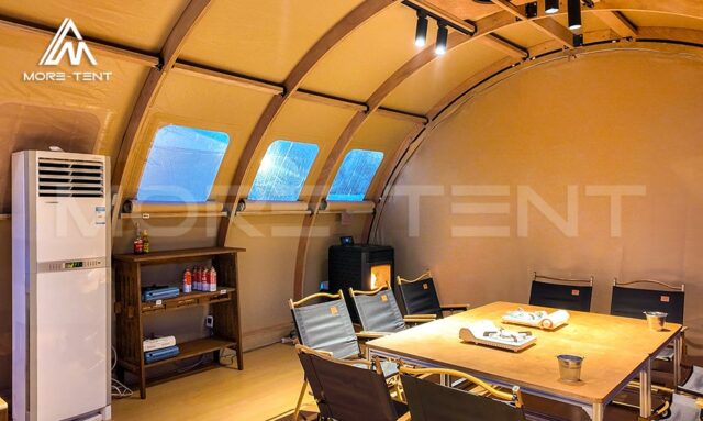 Wooden Panorama Dome for Glamping (6)